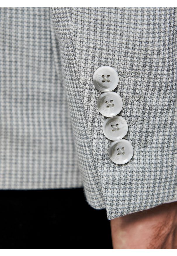 Pako Lorente - PAKO LORENTE – Szara marynarka męska. Kolor: szary. Materiał: poliester, wiskoza, poliamid, elastan