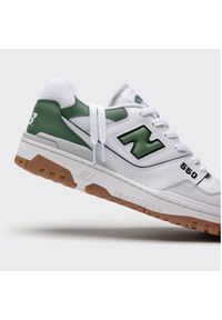 Buty New Balance unisex BB550ESB białe. Okazja: na co dzień. Kolor: biały. Materiał: syntetyk, skóra, materiał. Szerokość cholewki: normalna #3