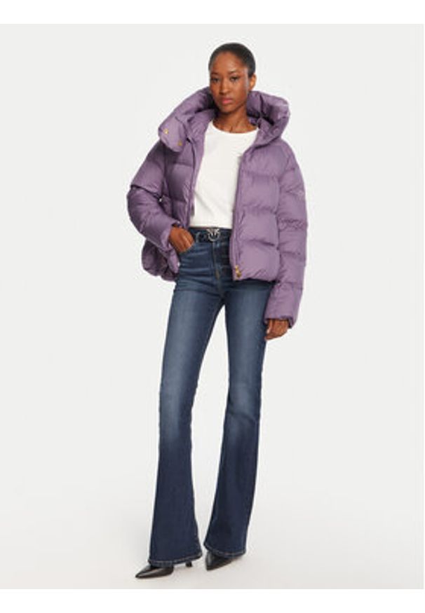 Pinko - PINKO Kurtka zimowa 101602 A2P6 Fioletowy Regular Fit. Kolor: fioletowy. Materiał: syntetyk. Sezon: zima