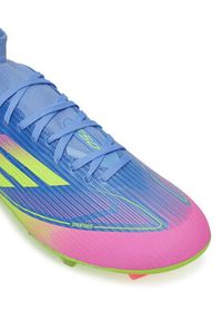 Adidas - adidas Buty do piłki nożnej F50 League Mid Firm/Multi-Ground JI0436 Granatowy. Kolor: niebieski. Materiał: materiał #3