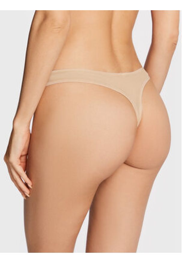 Gossard Stringi Glossies 13006 Beżowy. Kolor: beżowy. Materiał: syntetyk