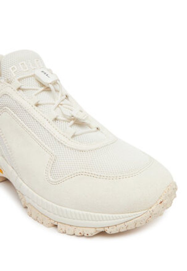 Polo Ralph Lauren Sneakersy 804956698001 Biały. Kolor: biały. Materiał: skóra, zamsz