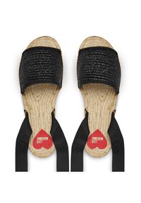 Love Moschino - LOVE MOSCHINO Espadryle JA16222G0OJR100A Czarny. Kolor: czarny. Materiał: syntetyk #3