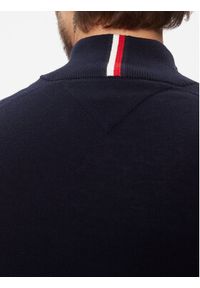 TOMMY HILFIGER - Tommy Hilfiger Kardigan MW0MW28050 Granatowy Regular Fit. Kolor: niebieski. Materiał: bawełna #5