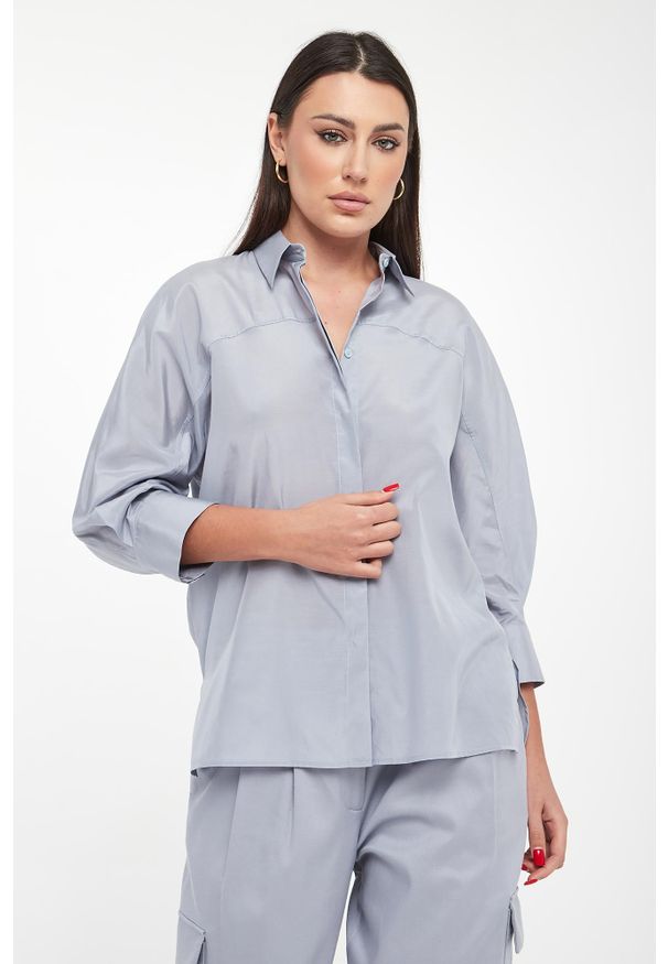 Koszula damska z jedwabiem PESERICO. Materiał: jedwab