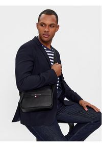 TOMMY HILFIGER - Tommy Hilfiger Saszetka Essential Pu Ew Reporter AM0AM12093 Czarny. Kolor: czarny. Materiał: skóra #5