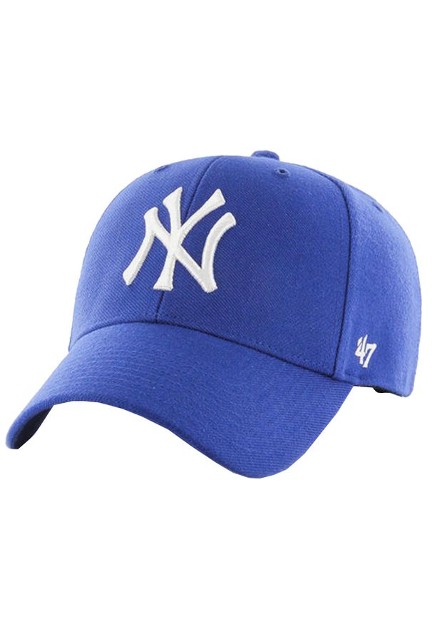 47 Brand - Czapka z daszkiem - New York Yankees Czapka regulowana. Kolor: niebieski