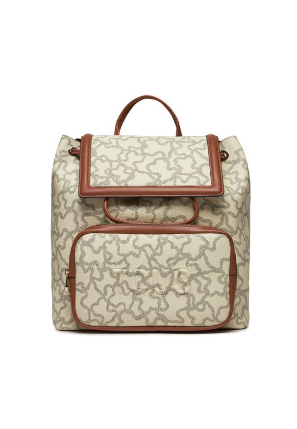Tous - TOUS Plecak Kaos Icon 395910183 Beżowy. Kolor: beżowy. Materiał: skóra