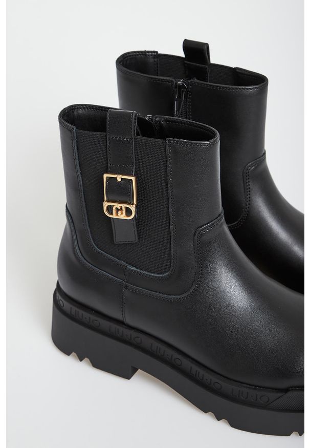 Liu Jo - Botki damskie skórzane LIU JO. Materiał: skóra