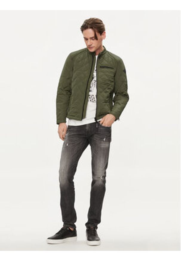 Replay Kurtka przejściowa M8000.000.84442 Khaki Regular Fit. Kolor: brązowy. Materiał: syntetyk