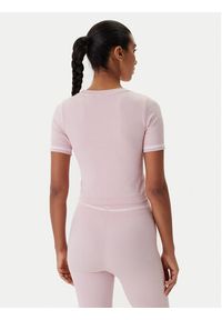 Guess T-Shirt V6RP02 Z4692 Różowy Slim Fit. Kolor: różowy. Materiał: syntetyk #4