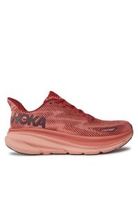 HOKA - Hoka Buty do biegania Clifton 9 1127896 Czerwony. Kolor: czerwony. Materiał: materiał, mesh #1