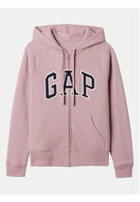 GAP - Gap Bluza 463503-48 Różowy Regular Fit. Kolor: różowy. Materiał: bawełna #4