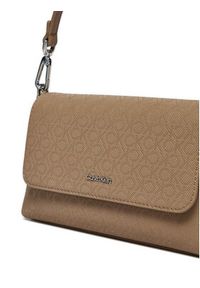 Calvin Klein Torebka Ck Must Dbl Strap Mini Bag_Mono K60K613088 Brązowy. Kolor: brązowy. Materiał: skórzane #3