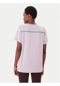 The North Face T-Shirt Zumu NF0A87DJ Fioletowy Regular Fit. Kolor: fioletowy. Materiał: bawełna #4