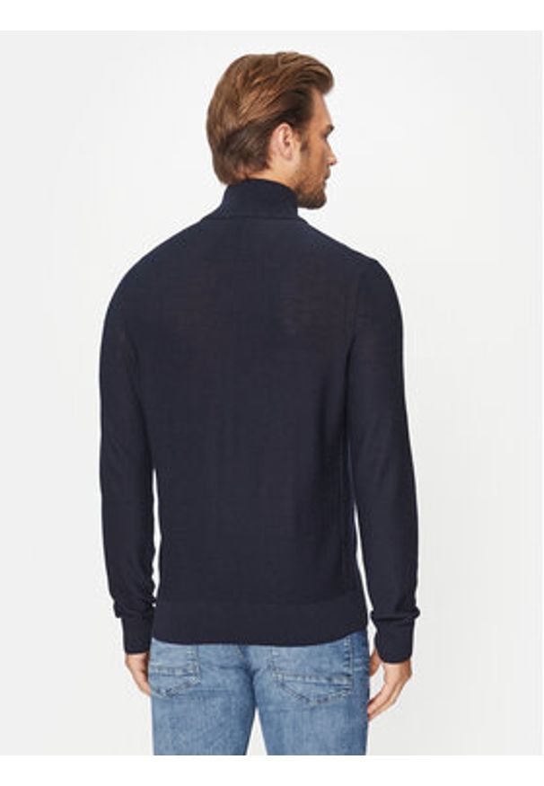 BOSS - Boss Sweter Avac_Fz 50501750 Granatowy Regular Fit. Kolor: niebieski. Materiał: syntetyk