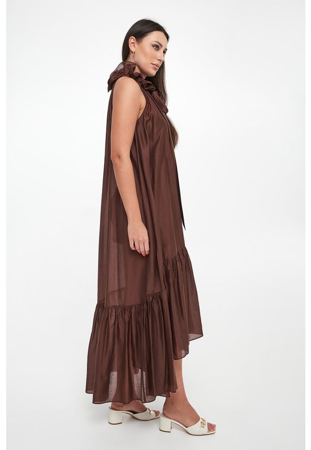 Twinset Milano - Sukienka midi TWINSET ACTITUDE. Długość: midi