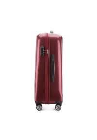 Wittchen - Komplet walizek z polikarbonu jednokolorowych. Kolor: czerwony. Materiał: guma #7