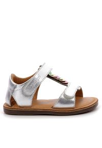 Sandały Kickers. Kolor: srebrny