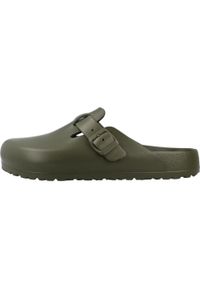 Buty do chodzenia męskie Birkenstock Boston Eva. Kolor: zielony. Materiał: materiał, syntetyk. Szerokość cholewki: normalna. Sport: turystyka piesza