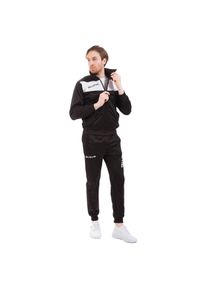 Dres Givova Tuta Visa Triacetato. Kolor: czarny, wielokolorowy, biały. Materiał: dresówka #1