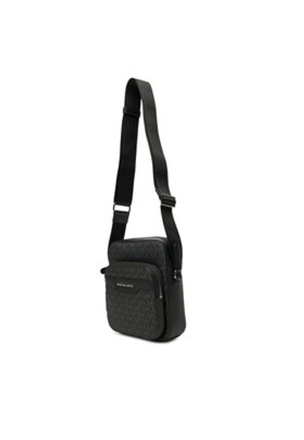 MICHAEL Michael Kors Saszetka Hudson 33T5LHDM0B Czarny. Kolor: czarny. Materiał: skóra