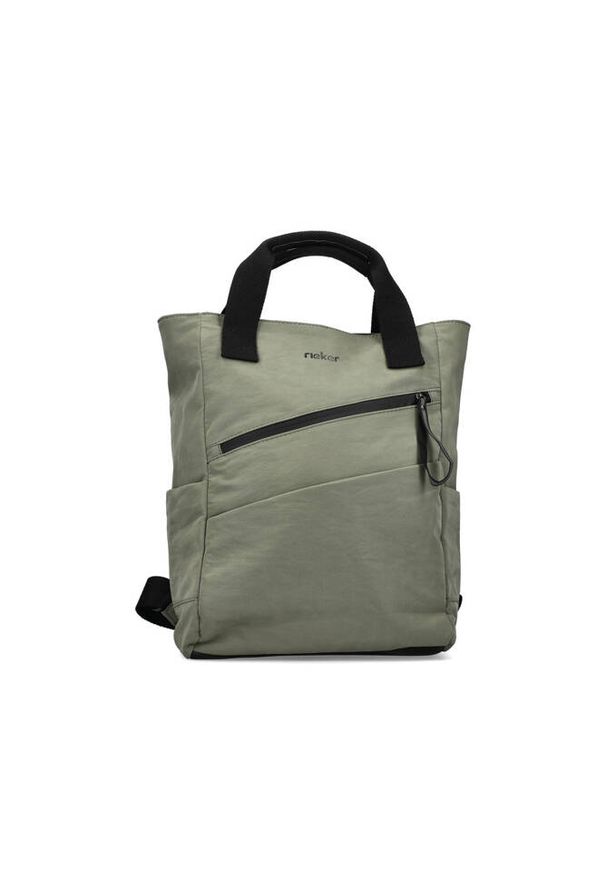 Rieker H1521-52 green, torebka, plecak damski. Kolor: zielony. Rodzaj torebki: do ręki