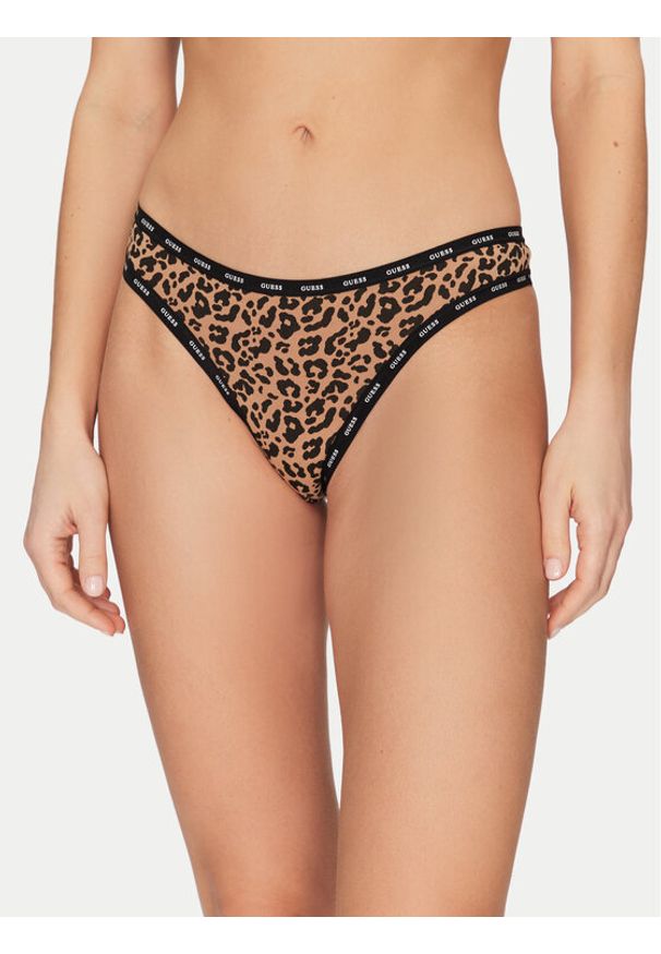 Guess Komplet stringów O5RG22 K6YW1 Kolorowy. Materiał: bawełna. Wzór: kolorowy