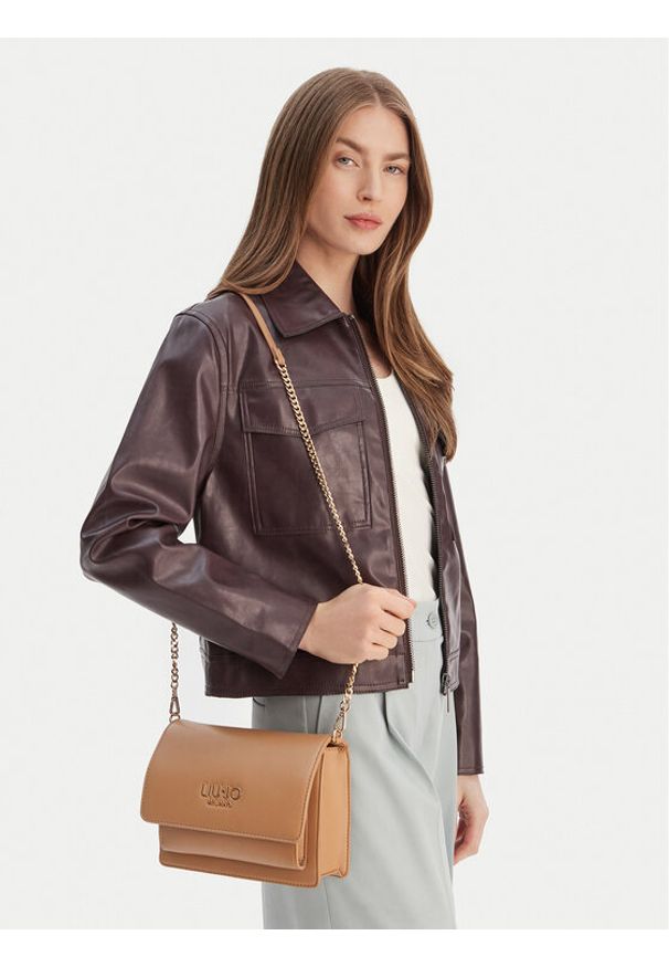 Liu Jo Torebka AA6152 E0958 Brązowy. Kolor: brązowy. Materiał: skórzane