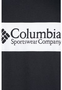 columbia - Columbia t-shirt bawełniany North Cascades kolor czarny z nadrukiem. Okazja: na co dzień. Kolor: czarny. Materiał: bawełna. Wzór: nadruk. Styl: casual #2