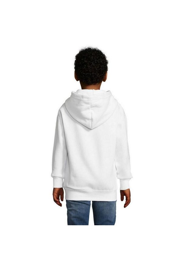 SOL'S - Bluza Z Kapturem Dla Dzieci. Typ kołnierza: kaptur. Kolor: biały