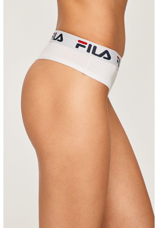 Fila - Stringi. Kolor: biały