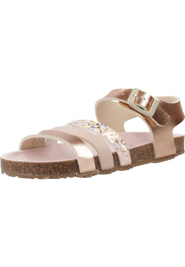 Garvalin - Sandały GARVALIN 242462G Brąz. Kolor: zielony, brązowy, wielokolorowy. Materiał: tkanina, syntetyk