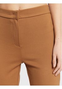 Max Mara Leisure Spodnie materiałowe Ariano 37861626 Brązowy Straight Fit. Kolor: brązowy. Materiał: wiskoza #4