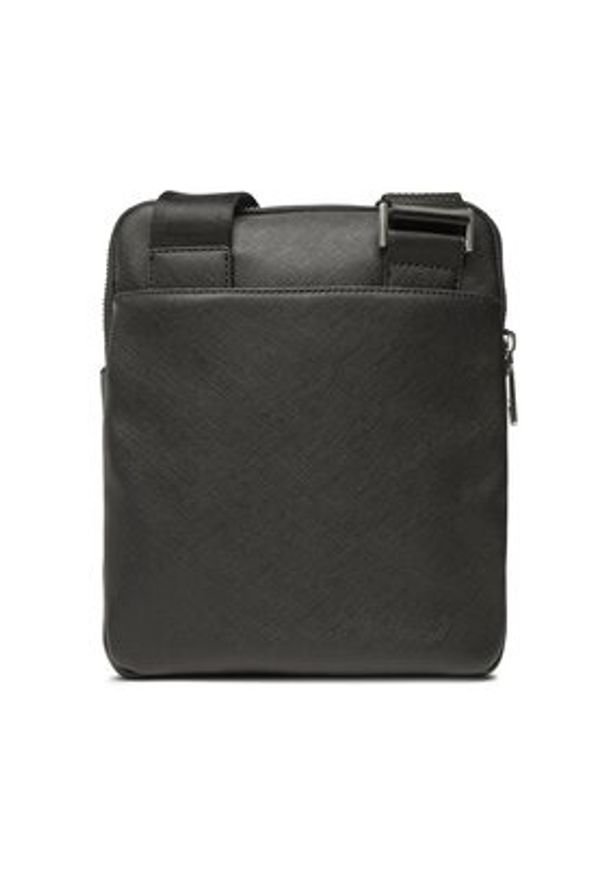 Guess Saszetka Certosa Saffiano Smart HMECSA P3123 Czarny. Kolor: czarny. Materiał: skóra