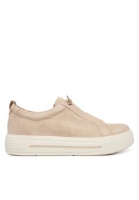 Caprice Sneakersy 9-23709-44 Beżowy. Kolor: beżowy. Materiał: skóra, zamsz #1