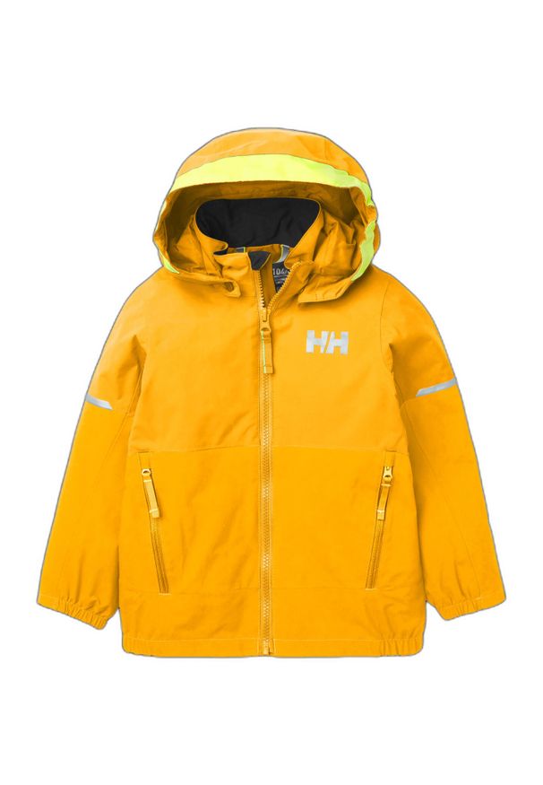 Kurtka dziecięca Helly Hansen K Sogn. Kolor: żółty. Sezon: wiosna, jesień