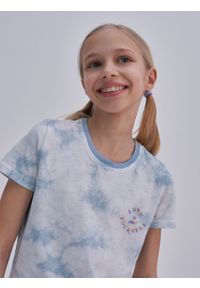 Big-Star - Koszulka dziewczęca tie-dye niebieska Lotka 400. Kolor: niebieski. Materiał: bawełna, dzianina. Styl: klasyczny, elegancki, sportowy #6
