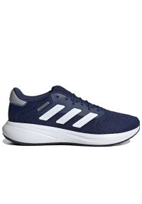 Adidas - Buty męskie adidas Running Response Runner IH6103 - granatowe. Zapięcie: sznurówki. Kolor: niebieski. Materiał: guma, materiał. Szerokość cholewki: normalna. Sport: bieganie