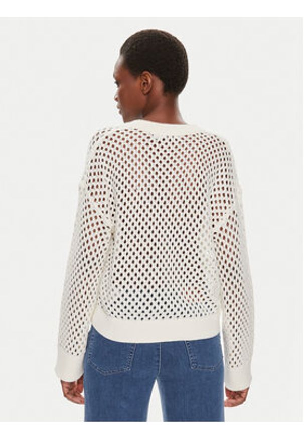 Brave Soul Sweter LK-125HYDRO Écru Straight Fit. Materiał: bawełna