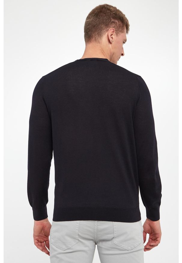 Liu Jo - Sweter męski z wełny merino LIU JO. Materiał: wełna