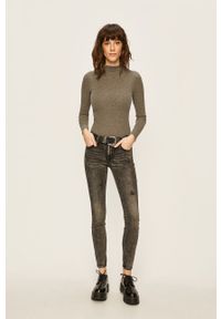 Vero Moda - Jeansy. Kolor: szary. Materiał: jeans #2