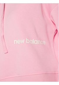 New Balance Bluza Essentials WT23512 Różowy Relaxed Fit. Kolor: różowy. Materiał: bawełna