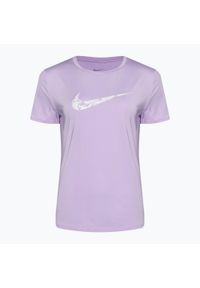 Koszulka damska Nike One Swoosh. Kolor: różowy, fioletowy, wielokolorowy