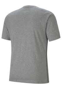 Koszulka treningowa męska Puma teamCUP Casuals T-Shirt. Kolor: szary. Materiał: bawełna, poliester