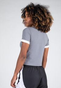 GORILLA WEAR - New Orleans Cropped Koszulka - Szary. Kolor: szary. Sport: fitness