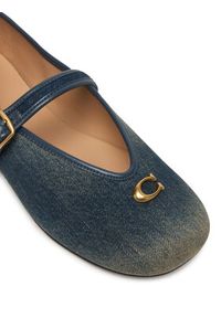 Coach Baleriny Sclpt CDE51 Niebieski. Kolor: niebieski. Materiał: materiał #2