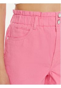 Vero Moda Szorty materiałowe Lyra 10307784 Różowy Loose Fit. Kolor: różowy. Materiał: bawełna #4