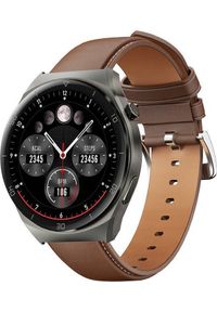 AUKEY - Smartwatch Aukey SW-2U Brązowy (SW-2U). Rodzaj zegarka: smartwatch. Kolor: brązowy