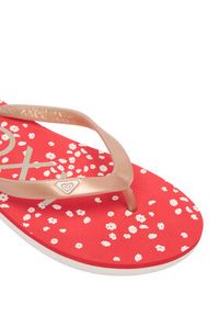 Roxy Japonki ARJL100869-RGL Czerwony. Kolor: czerwony. Materiał: materiał #5